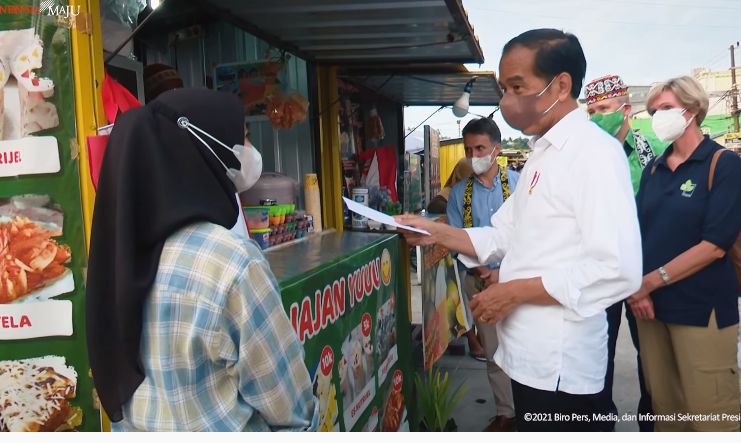 jokowi kasih modal