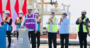 Presiden Jokowi Resmikan Terminal Kijing Pelabuhan Pontianak di Kabupaten Mempawah