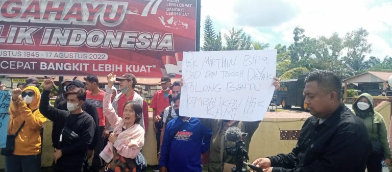 AksiDamai Di mapolres bky