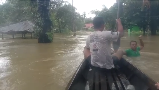 Masih Terendam Banjir, Dua Kabupaten di Kalbar Masuk Status Tanggap Darurat KALIMANTAN BARAT, BNBABEL.COM - Akibat intensitas hujan yang cukup tinggi menyebabkan banjir dan tanah longsor terjadi di dua kabupaten di Provinsi Kalimantan Barat, yaitu Kabupaten Bengkayang, Kabupaten Sambas dan Kota Singkawang. Berdasarkan keterangan dari Bencana Badan Penanggulangan Bencana Daerah (BPBD) Kalbar, per tanggal 5 Maret 2023, bencana banjir semakin meluas di beberapa wilayah. Hingga hari ini di tercatat Kabupaten Bengkayang ada 14 desa dari 5 Kecamatan yang terdampak, yaitu Kecamatan Jagoi Babang, Kecamatan Sanggau Ledo, Kecamatan Ledo, Kecamatan Seluas, dan Kecamatan Siding. Sementara jumlah penduduk terdampak 1.133 KK, 4.033 jiwa. Kemudian di Kabupaten Sambas ada 48 desa dari 16 kecamatan yang terdampak, yaitu Kecamatan Sajingan Besar, Kecamatan Galing, Kecamatan Paloh, Kecamatan Subah, Kecamatan Teluk Keramat, Kecamatan Sejangkung, Kecamatan Sambas, Kecamatan Tekarang, Kecamatan Pemangkat. Lalu Kecamatan Tebas, Kecamatan Salatiga, Kecamatan Jawai, Kecamatan Jawai Selatan, Kecamatan Selakau, Kecamatan Selakau Timur, dan Kecamatan Sajad. Dengan jumlah penduduk terdampak 4.481 KK, 15.828 jiwa. Kepala BPBD Provinsi Kalbar, Daniel menjelaskan jika saat ini untuk Kabupaten Bengkayang dan Kabupaten Sambas sudah ditentukan menjadi status tanggap darurat. Namun, dia sebutkan hingga saat ini untuk datanya masih belum dilakukan pembaharuan untuk masuk ke pusat pengendalian operasi Ia menegaskan artinya dengan penetapan sebagai status tanggap darurat ini pemerintah kabupaten maupun provinsi akan lebih maksimal untuk mendorong personil dan peralatan sekaligus bantuan logistik ke daerah tersebut. Yang dibutuhkan masyarakat saat ini adalah kebutuhan dasar berupa makanan cepat saji, pakaian, air bersih khususnya bagi kebutuhan bayi. 