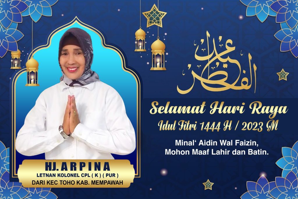 Arpina Sampaikan Ucapan Idul Fitri Untuk Warga Mempawah