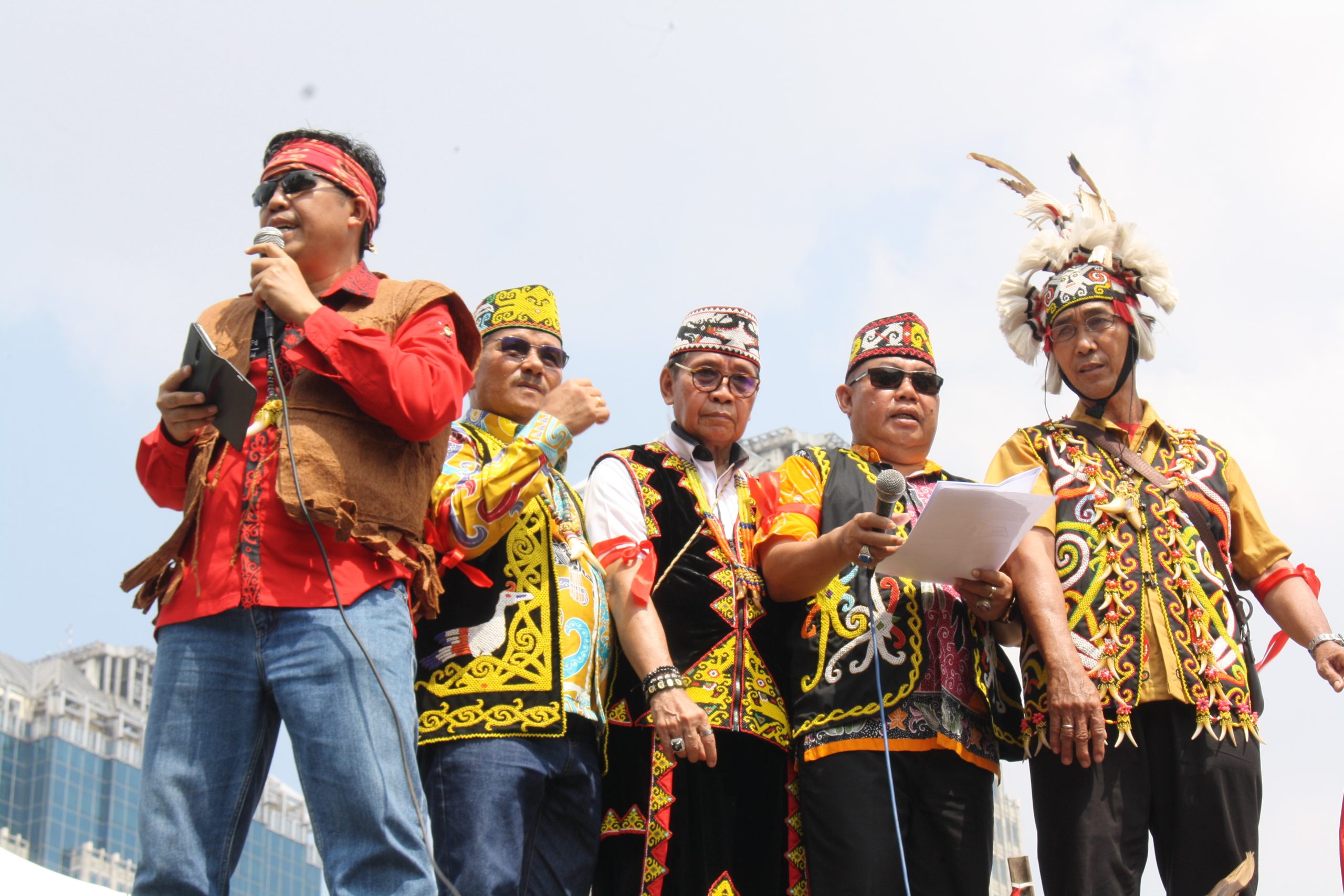 Lengkap, Isi 7 Pernyataan Tuntutan Aksi Demo Masyarakat Dayak di Istana