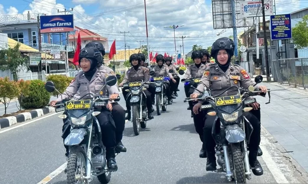 Hadapi Pemilu 2024 Polres Singkawang SIapkan ton Polwan Humanis