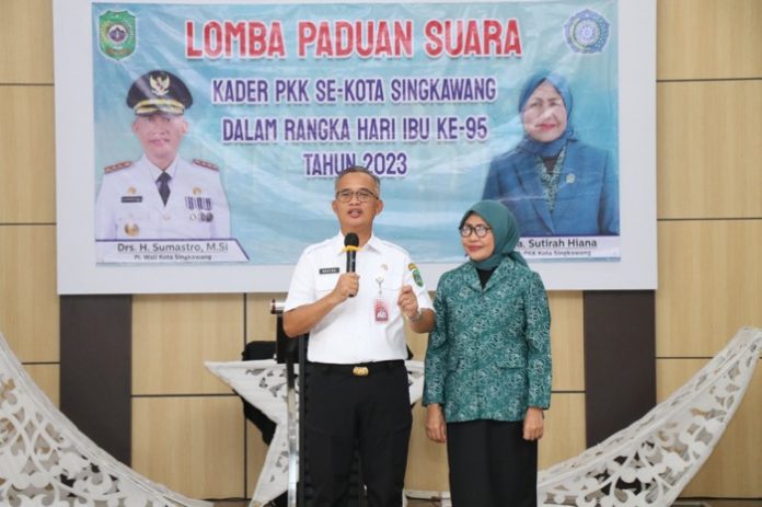 Sambut Hari Ibu, PKK Singkawang Gelar Loba Paduduan Suara