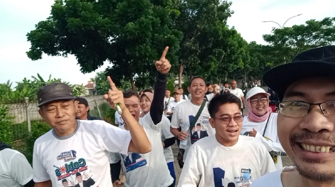 Giat Lari Pagi ABCenter Tangerang Bersama DPC Kecamatan se-Kabupaten, Kuatkan Barisan AMIN