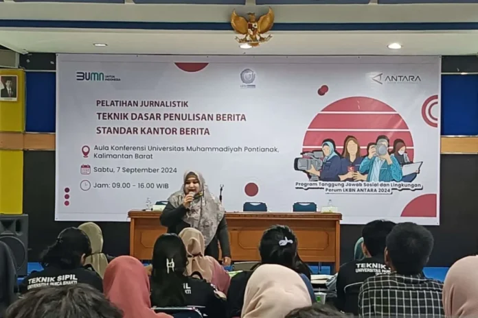 Antara gelar pelatihan jurnalistik LPM se-Kalbar