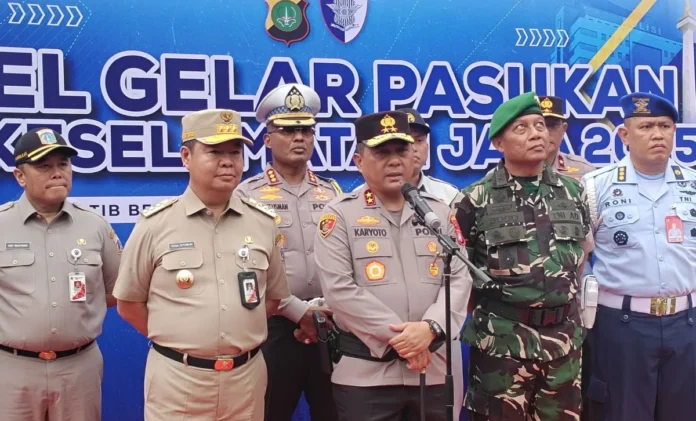 Polda Metro Jaya gelar apel pasukan Operasi Keselamatan Jaya 2025