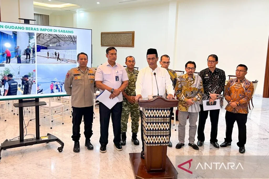 Mentan: Gudang Beras di Sabang Disegel Karena Impor Ilegal 250 ton
