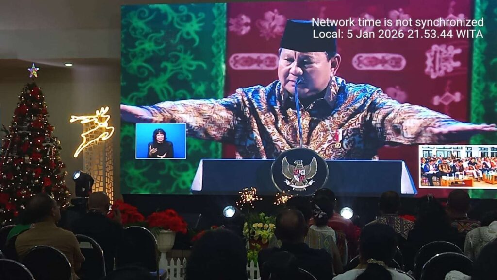 Hadiri Puncak Natal Nasional 2025, Presiden Prabowo Tekankan Kerukunan dan Persatuan Bangsa