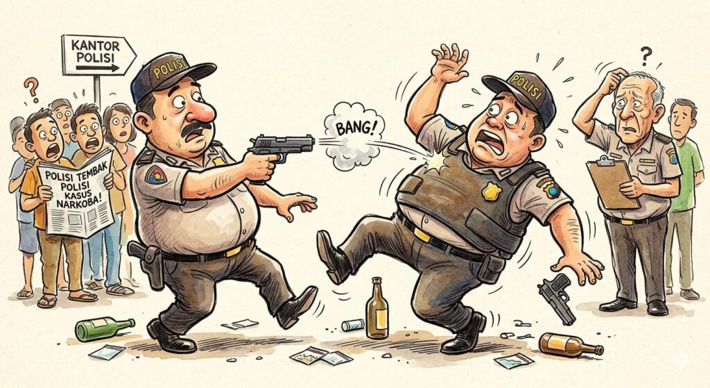 Oknum Polisi Di Seluas Ditembak Saat Membawa Sabu 2 Kg, Humas Polda dan Polres Beri Pernyataan Berbeda