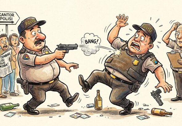Oknum Polisi Di Seluas Ditembak Saat Membawa Sabu 2 Kg, Humas Polda dan Polres Beri Pernyataan Berbeda