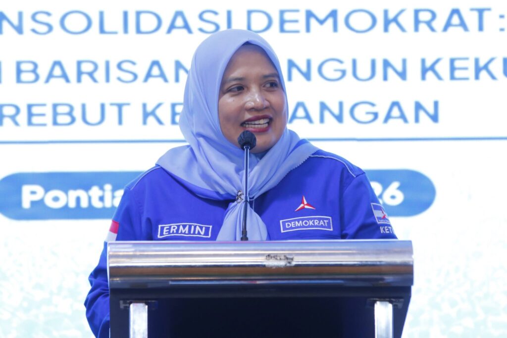 Ermin Elviani Kembali Terpilih Secara Aklamasi Pimpin DPD Partai Demokrat Kalbar di Musda V